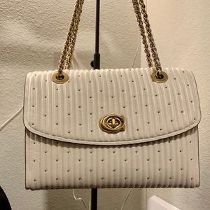Coach Parker Chalk Studded Bag